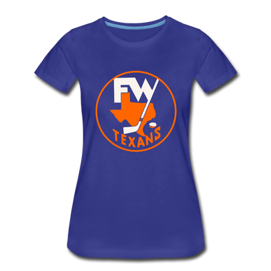 Fort Worth Texans Women's T-Shirt - royal blue