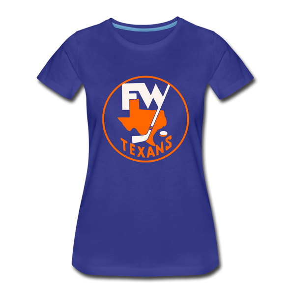 Fort Worth Texans Women's T-Shirt - royal blue