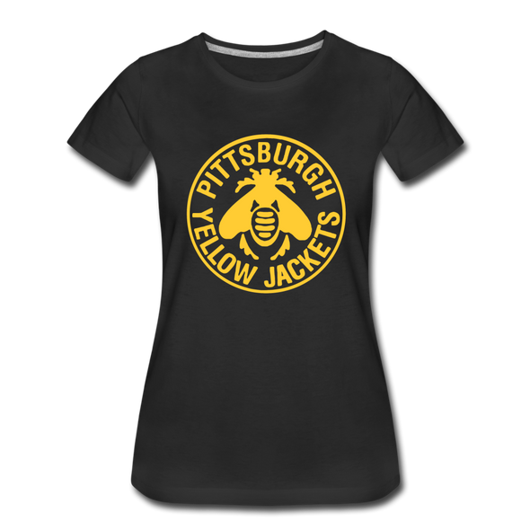 Pittsburgh Yellow Jackets Women's T-Shirt - black