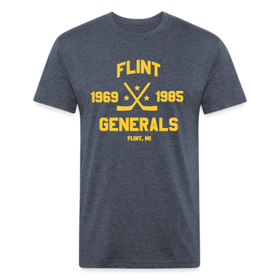 Flint Generals Dated T-Shirt (Premium) - heather navy