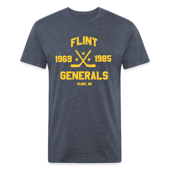 Flint Generals Dated T-Shirt (Premium) - heather navy