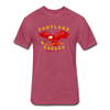 Portland Eagles T-Shirt (Premium Tall 60/40) - heather burgundy