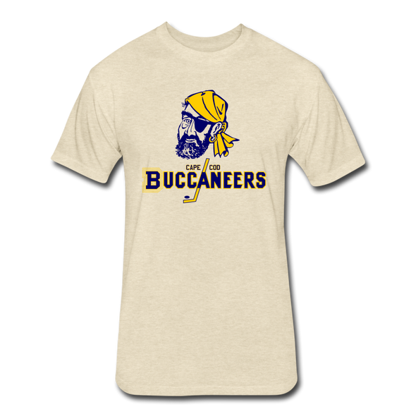 Cape Cod Buccaneers T-Shirt (Premium Tall 60/40) - heather cream