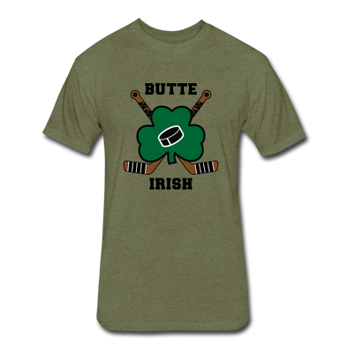 Butte Irish T-Shirt (Premium Tall 60/40) - heather military green