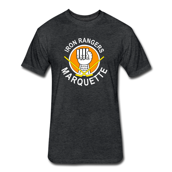 Marquette Iron Rangers T-Shirt (Premium Tall 60/40) - heather black