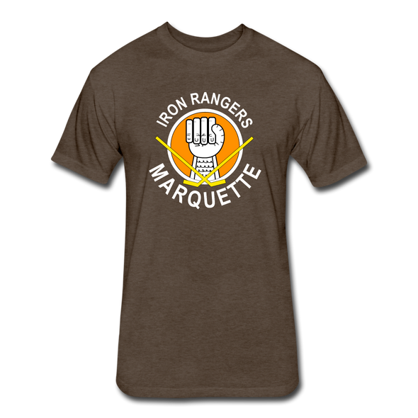 Marquette Iron Rangers T-Shirt (Premium Tall 60/40) - heather espresso