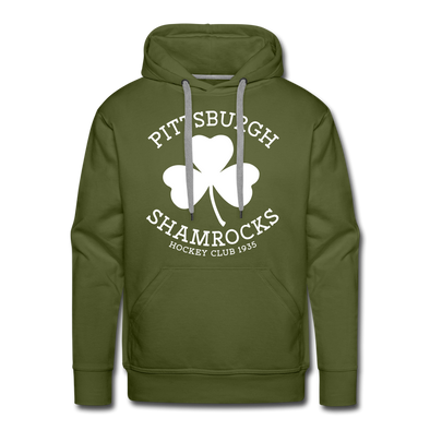 Pittsburgh Shamrocks Hoodie (Premium) - olive green