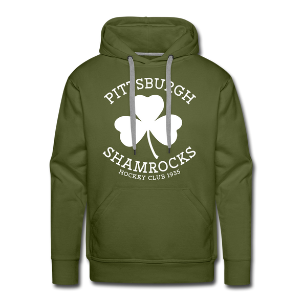 Pittsburgh Shamrocks Hoodie (Premium) - olive green
