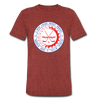 TPL Logo T-Shirt (Tri-Blend Super Light) - heather cranberry