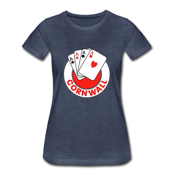 Cornwall Aces Women's T-Shirt - heather blue