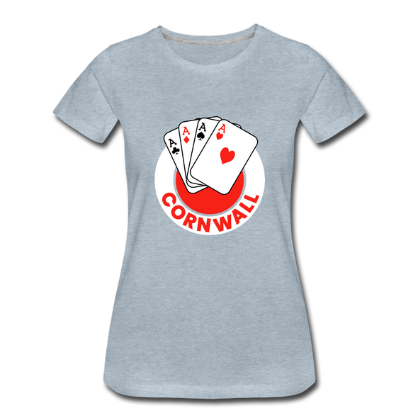 Cornwall Aces Women's T-Shirt - heather ice blue