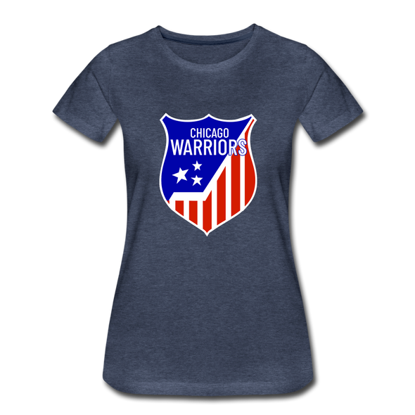 Chicago Warriors Women’s T-Shirt - heather blue