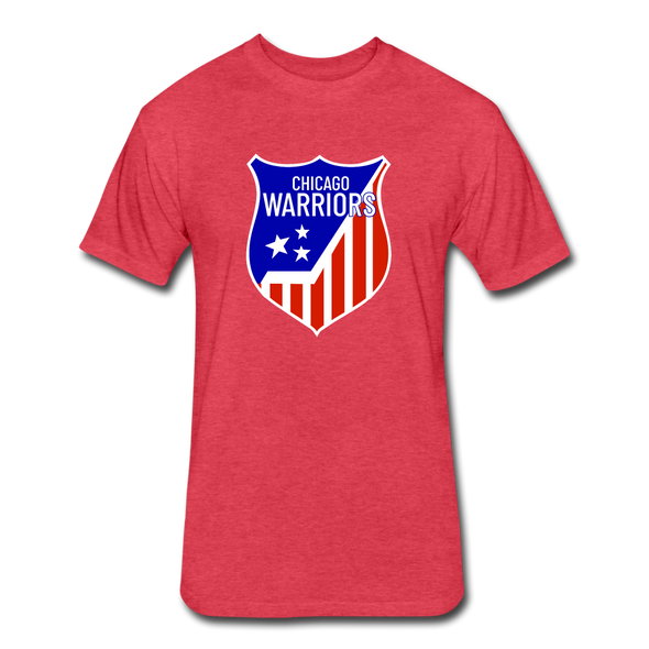 Chicago Warriors T-Shirt (Premium Tall 60/40) - heather red