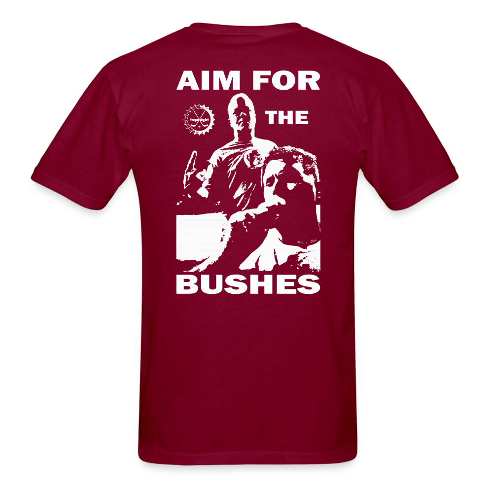 TPL Aim for the Bushes T-Shirt - burgundy