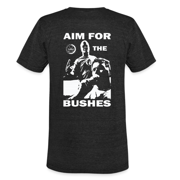 TPL Aim for the Bushes T-Shirt (Tri-Blend Super Light) - heather black