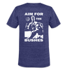 TPL Aim for the Bushes T-Shirt (Tri-Blend Super Light) - heather indigo