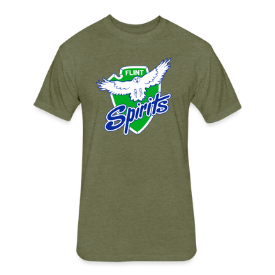 Flint Spirits T-Shirt (Premium Tall 60/40) - heather military green