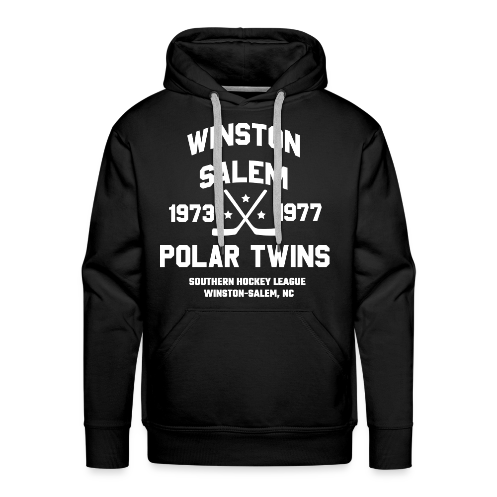 Winston-Salem Polar Twins Double Sided Premium Hoodie - black