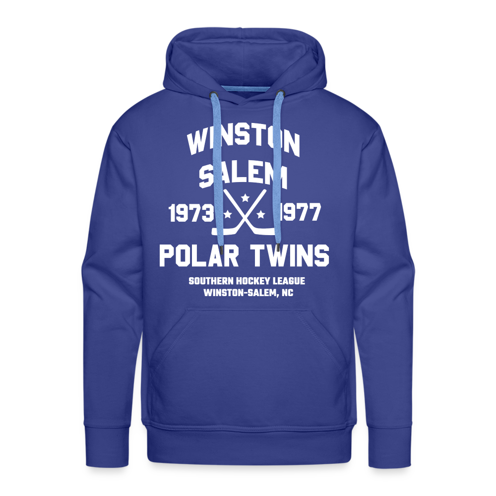 Winston-Salem Polar Twins Double Sided Premium Hoodie - royal blue