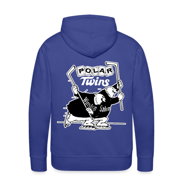 Winston-Salem Polar Twins Double Sided Premium Hoodie - royal blue