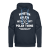 Winston-Salem Polar Twins Double Sided Premium Hoodie - navy