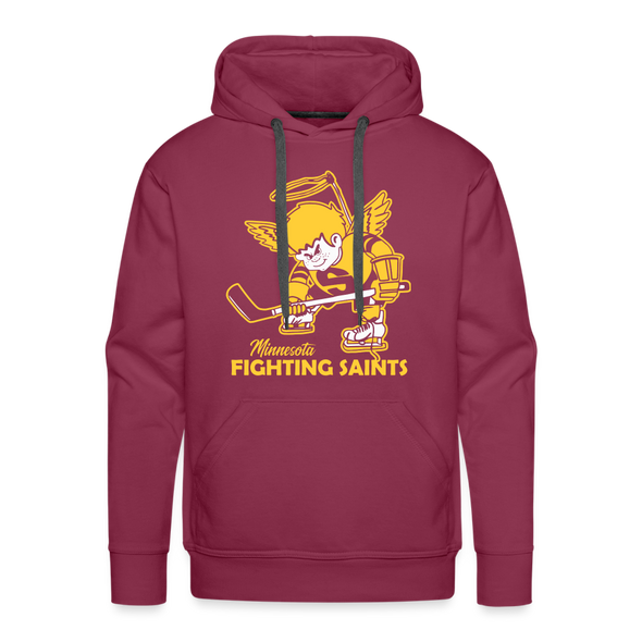 Minnesota Fighting Saints Alt Hoodie (Premium) - burgundy