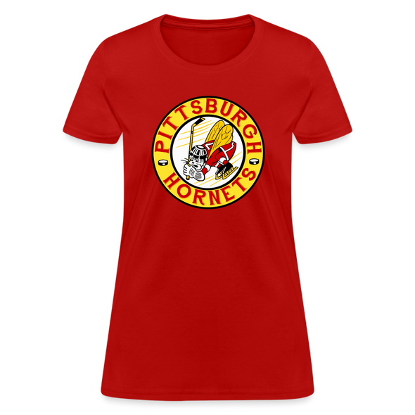 Pittsburgh Hornets Women's T-Shirt - red